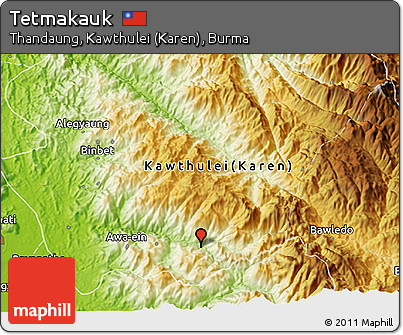 Physical 3D Map of Tetmakauk