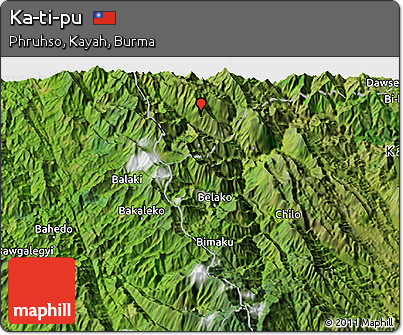 Satellite 3D Map of Ka-ti-pu