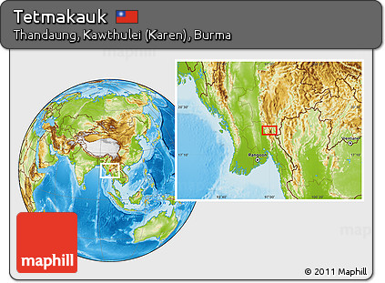 Physical Location Map of Tetmakauk