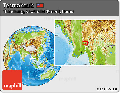 Physical Location Map of Tetmakauk