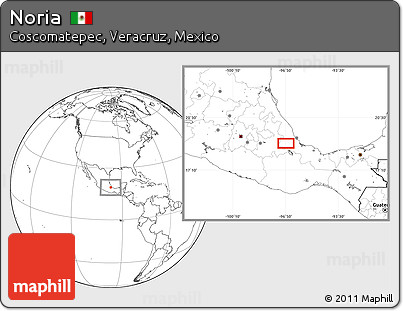 Blank Location Map of Noria