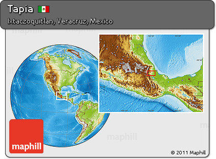 Physical Location Map of Tapia