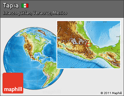 Physical Location Map of Tapia