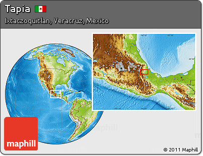 Physical Location Map of Tapia