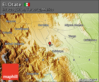 Physical Map of El Otate