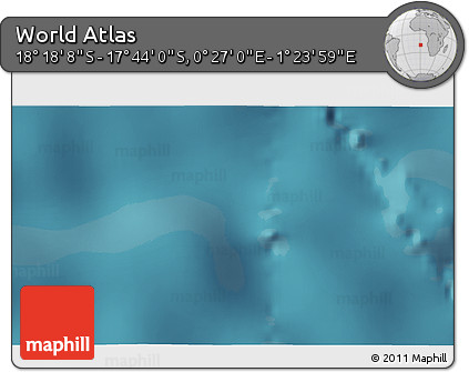 Satellite 3D Map of the Area around 18° 1' 4" S, 0° 55' 29" E