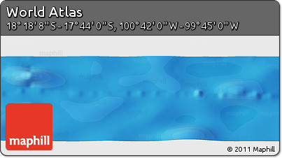 Political Panoramic Map of the Area around 18° 1' 4" S, 100° 13' 29" W