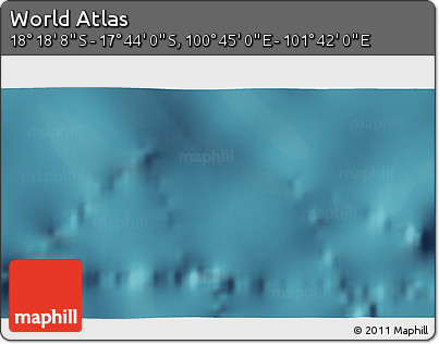 Satellite 3D Map of the Area around 18° 1' 4" S, 101° 13' 29" E