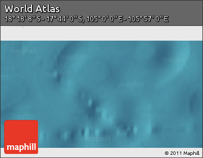 Satellite 3D Map of the Area around 18° 1' 4" S, 105° 28' 29" E