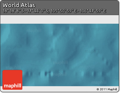 Satellite 3D Map of the Area around 18° 1' 4" S, 106° 19' 29" E