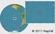 Satellite Location Map of the area around 18° 1' 4" S, 108° 43' 29" W