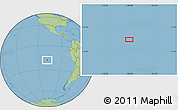 Savanna Style Location Map of the area around 18° 1' 4" S, 108° 43' 29" W
