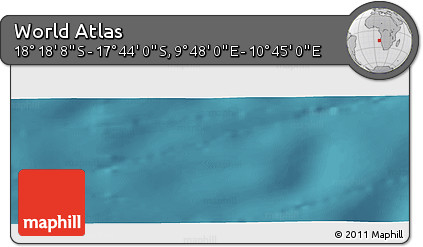 Satellite Panoramic Map of the Area around 18° 1' 4" S, 10° 16' 30" E