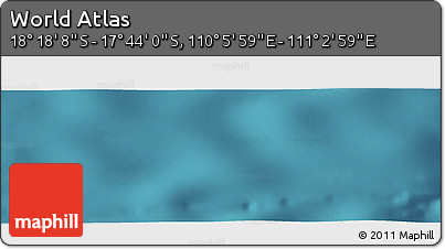 Satellite Panoramic Map of the Area around 18° 1' 4" S, 110° 34' 29" E