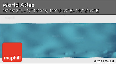 Satellite Panoramic Map of the Area around 18° 1' 4" S, 110° 34' 29" E