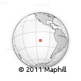 Outline Map of the Area around 18° 1' 4" S, 110° 25' 30" W, rectangular outline