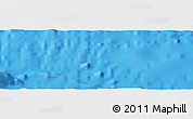 Physical Panoramic Map of the area around 18° 1' 4" S, 110° 25' 30" W