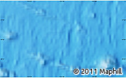 Physical Map of the area around 18° 1' 4" S, 111° 16' 30" W