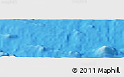 Physical Panoramic Map of the area around 18° 1' 4" S, 111° 16' 30" W