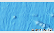Physical 3D Map of the area around 18° 1' 4" S, 112° 7' 30" W
