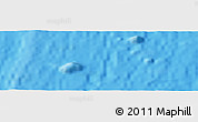 Physical Panoramic Map of the area around 18° 1' 4" S, 112° 58' 29" W