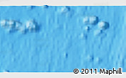 Physical 3D Map of the area around 18° 1' 4" S, 113° 49' 29" W