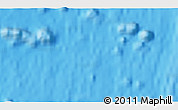 Shaded Relief 3D Map of the area around 18° 1' 4" S, 113° 49' 29" W