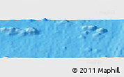 Physical Panoramic Map of the area around 18° 1' 4" S, 113° 49' 29" W