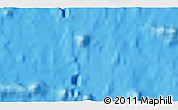 Physical 3D Map of the area around 18° 1' 4" S, 114° 40' 30" W