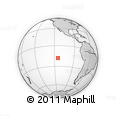 Outline Map of the Area around 18° 1' 4" S, 114° 40' 30" W, rectangular outline