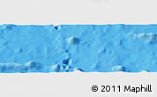 Physical Panoramic Map of the area around 18° 1' 4" S, 114° 40' 30" W