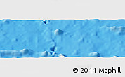 Shaded Relief Panoramic Map of the area around 18° 1' 4" S, 114° 40' 30" W