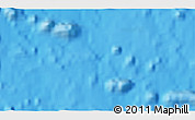 Physical 3D Map of the area around 18° 1' 4" S, 115° 31' 30" W