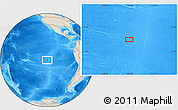 Shaded Relief Location Map of the area around 18° 1' 4" S, 115° 31' 30" W