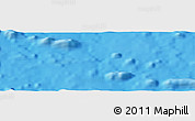 Physical Panoramic Map of the area around 18° 1' 4" S, 115° 31' 30" W