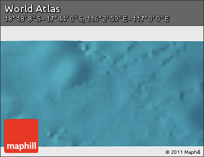 Satellite 3D Map of the Area around 18° 1' 4" S, 116° 31' 30" E
