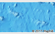 Shaded Relief 3D Map of the area around 18° 1' 4" S, 116° 22' 30" W