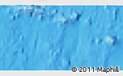Physical 3D Map of the area around 18° 1' 4" S, 117° 13' 29" W