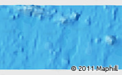 Political 3D Map of the area around 18° 1' 4" S, 117° 13' 29" W