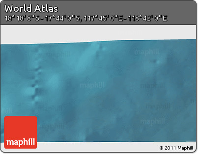 Satellite 3D Map of the Area around 18° 1' 4" S, 118° 13' 29" E