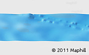Physical Panoramic Map of the area around 18° 1' 4" S, 11° 49' 29" W