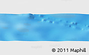Shaded Relief Panoramic Map of the area around 18° 1' 4" S, 11° 49' 29" W