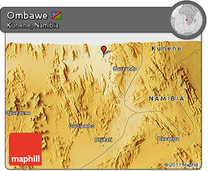 Physical 3D Map of Ombawe
