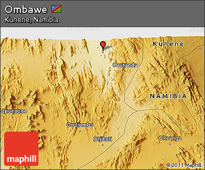 Physical 3D Map of Ombawe