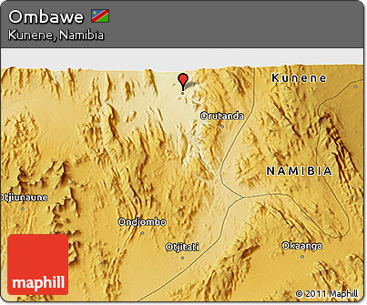 Physical 3D Map of Ombawe