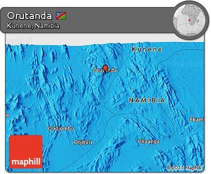 Political 3D Map of Orutanda