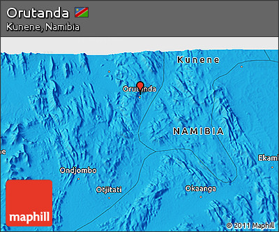 Political 3D Map of Orutanda