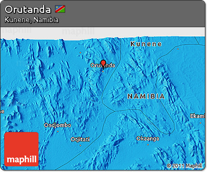 Political 3D Map of Orutanda