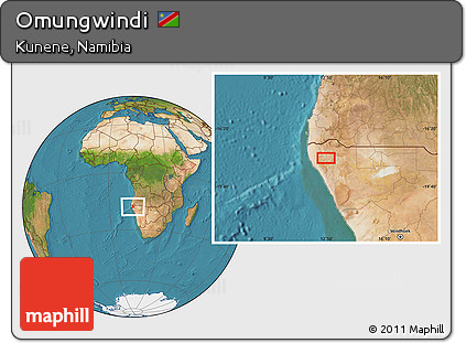 Satellite Location Map of Omungwindi