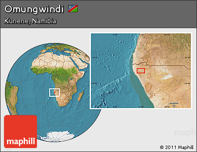 Satellite Location Map of Omungwindi
